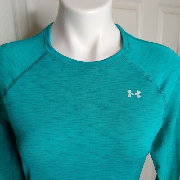 Under Armour fitted coldgear cozy warm performance top sz M - Picture 3 of 9